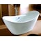 Alfi Brand ALFI brand AB8803 68" White Oval Acrylic Free Standing Soaking Bathtub AB8803 - alternate 1
